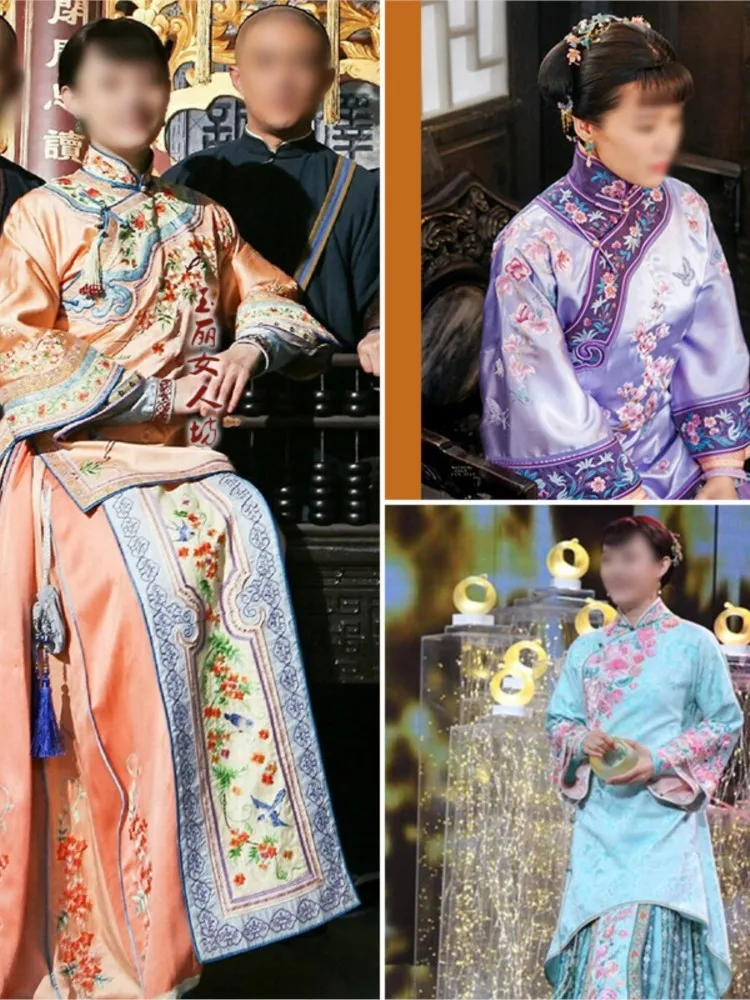 Chinese-style women's clothing young lady's dress matchmaker's bridesmaid's studio photo shoot