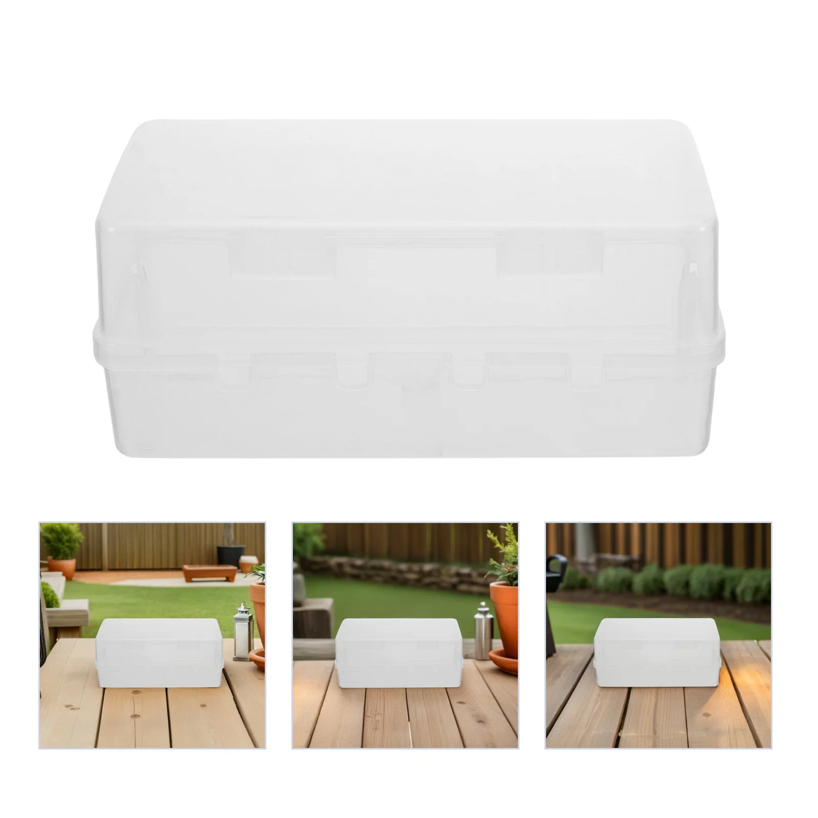 

2Pcs Outdoor Power Strip Waterproof Electrical Box Weatherproof Lockable Outlet Cover Enclosure for Electric Car Charging