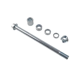 12mm 180mm Front Rear Axle With Bush 20mm 10mm 5mm Kit For PIT PRO Dirt Bike Scooter QUAD ATV