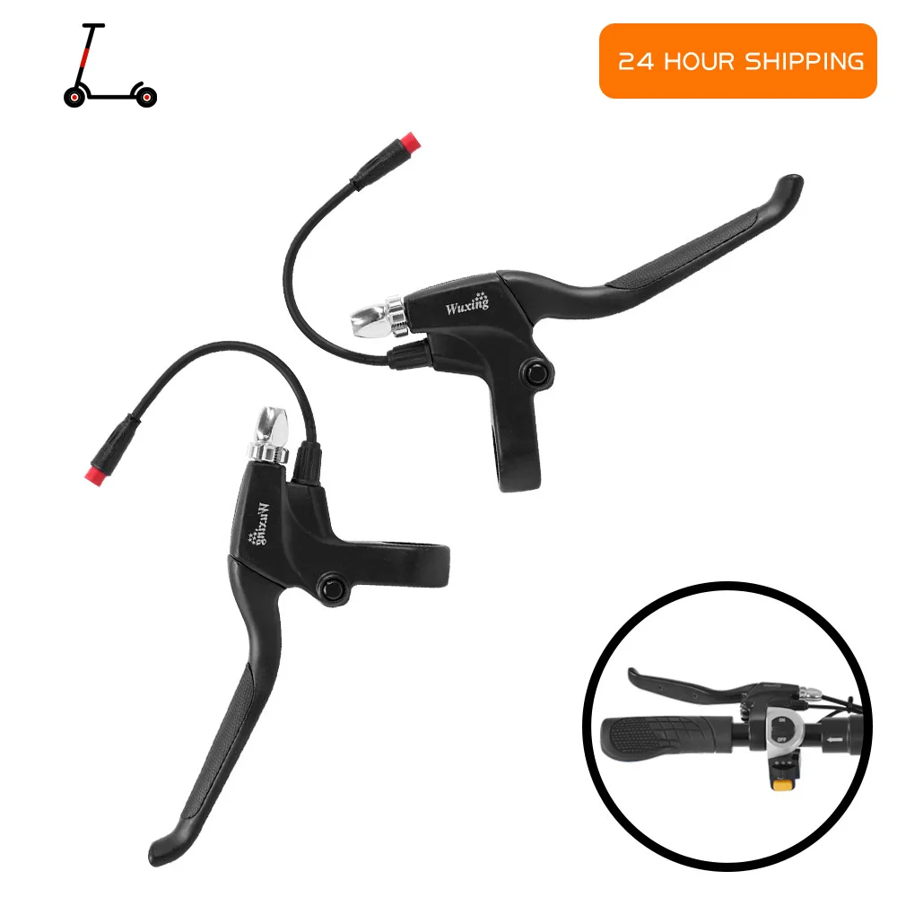 

High Quality Left Right Aluminum Alloy Brake Handle For KUGOO M4 PRO Electric Scooter Replacement Repairs Accessory