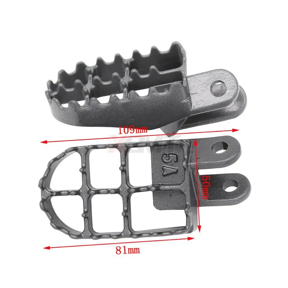 Motorcycle Motocross MX Dirt Bike Racing Footpegs Footrests For Honda CR80R CR85R XR250R XR400R XR600R XR650R XR650L