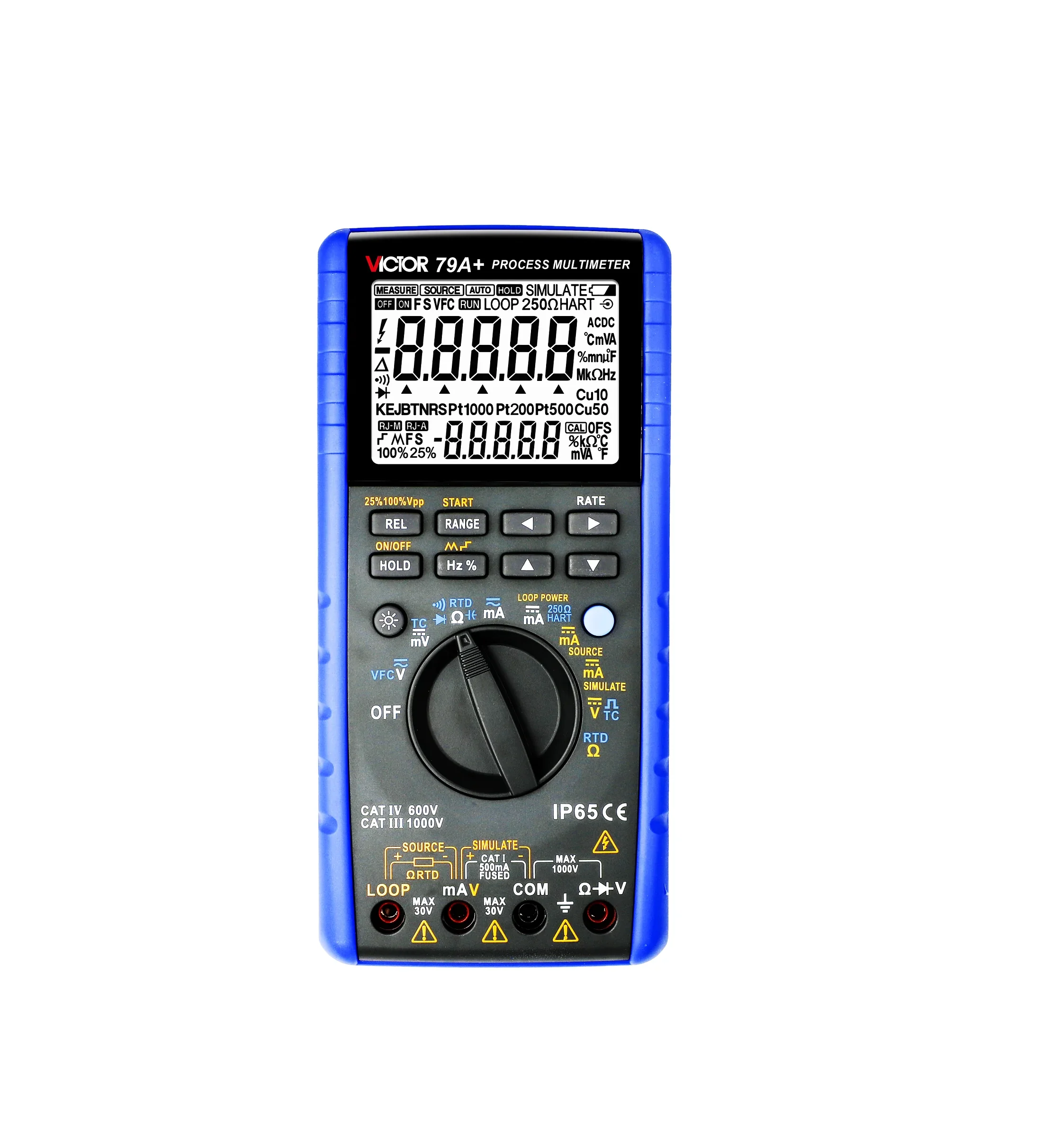 

79A+ Process Calibrator Multimeter IP65 dustproof and waterproof Process Meter Process Signal Source Meter