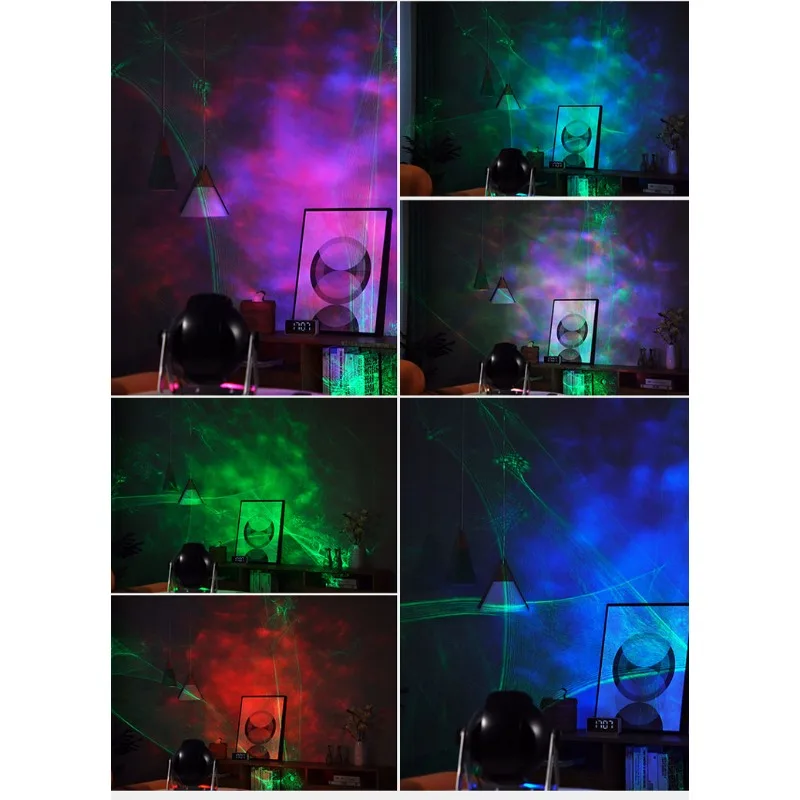 โคมไฟฉายภาพโรแมนติกแบบหมุนได้ ให้แสงสีสันสวยงามด้วยไฟ LED เหมาะสำหรับตกแต่งห้องนอน สร้างบรรยากาศช่วยให้นอนหลับสบาย