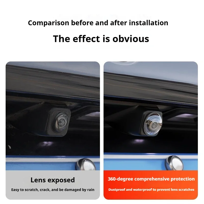 For Baic Beijing X55 X7 BJ30 BJ60 Upgrade Car Dedicated Camera Protection Cover 360° Panoramic Camera Lens Protective Accessory