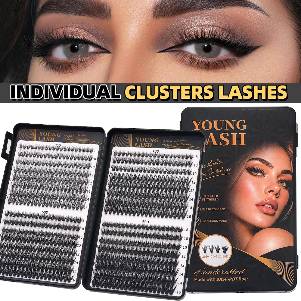 Grafting World Europe America Hot Selling Thick Extended High-Quality 30D/40D/50D/60D Lightweight Curled False Eyelash Book