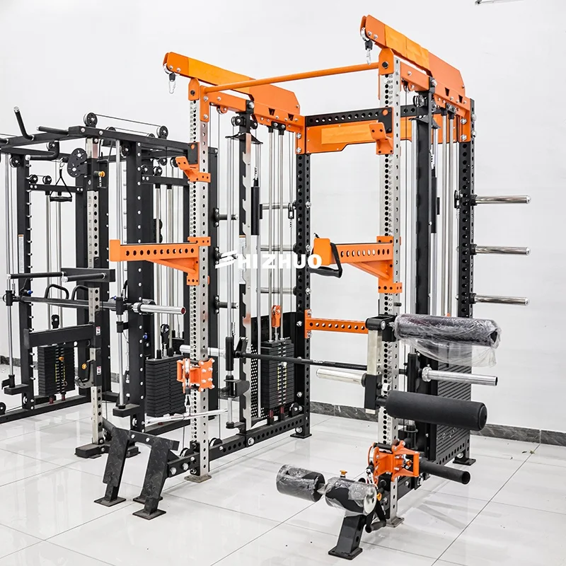 Shizhuo Hot Selling Gym Equipment Power Cage Bird Multi Station Functional Squat Rack Smith Machine for Gym Club