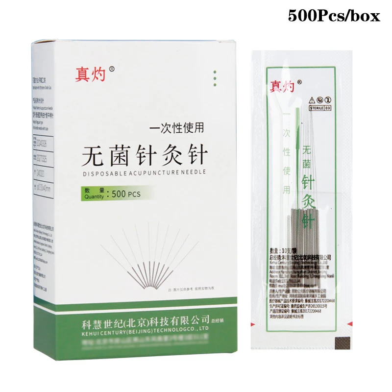 

500 Pcs/Box Acupuncture Needle With Tube Acupuncture Disposable Sterile Beauty Massage Sterilze Needle