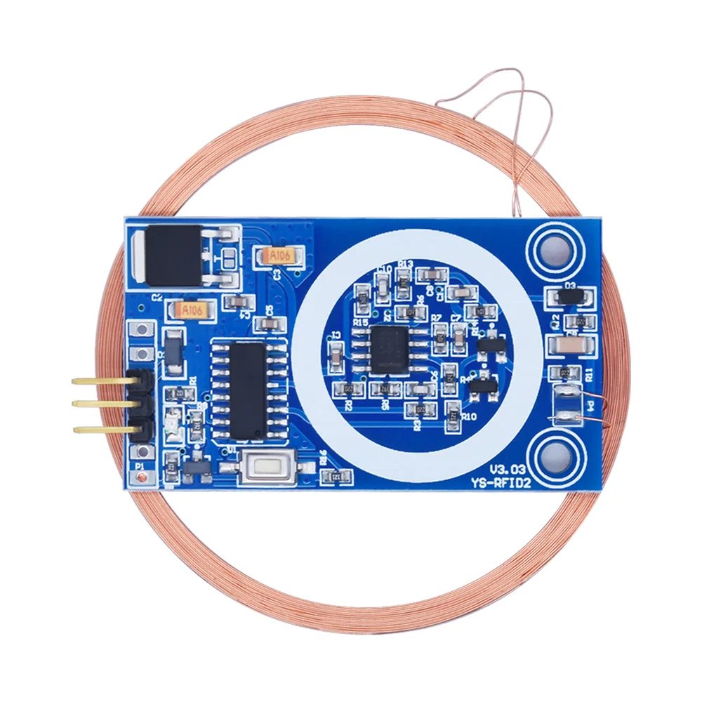 DC 5V 12V ID Card Decoder RFID Reader Module 125KHz TK4100 RF UART IO Output Board For Access Control DIY Modification