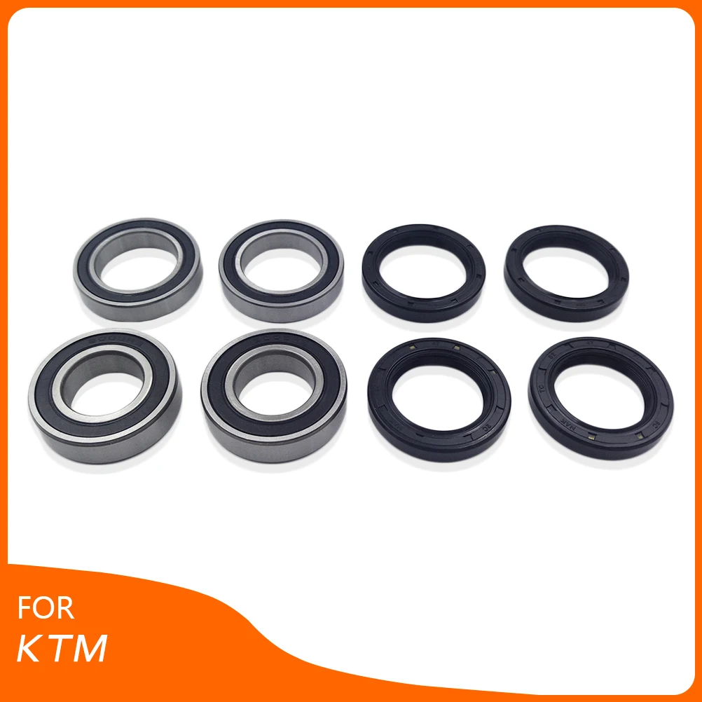 2Pair Motorcycle Front Rear Wheel Hub Bearing Oil Seal Kit 6906/6005 For KTM EXC SX XCF MXC HUSQVARNA TE FC FE 250 450 525 TC125