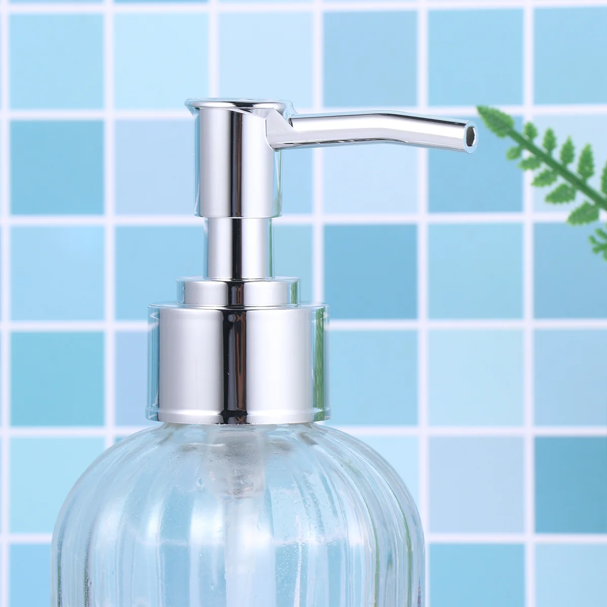 

Glass Lotion Dispenser Bottle Press Empty for Shampoo Shower Gel Liquid Soap 200ml Holder Bathroom Storage