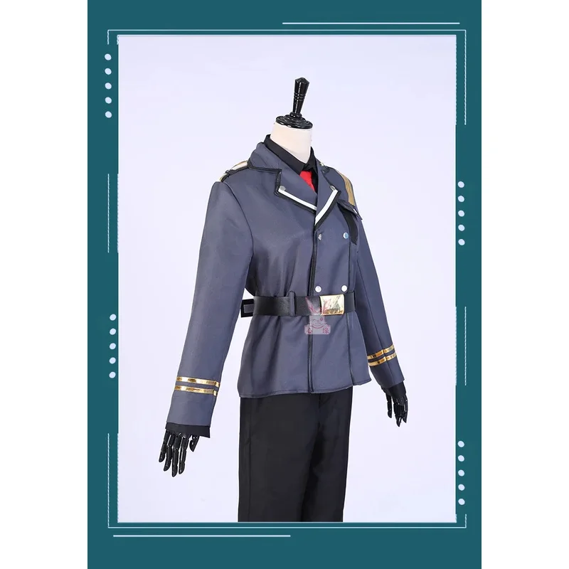 2025 11 Anime 86 Eighty Six Shinel Nozen Undertaker Game Suit Handsome Uniform Cosplay Costume Halloween Outfit Party Cost