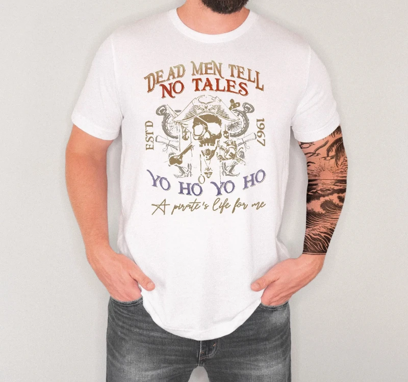 

Рубашка Dead Men Tell No Tales, Пиратский свитшот Disney, Пиратская жизнь для меня, Рубашка пиратского круиза, Рубашка с пиратским черепом, Дисней