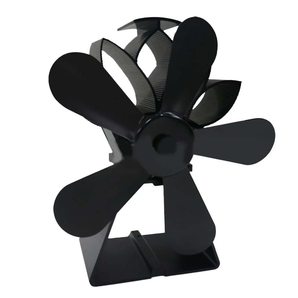 1pc Fireplace Fan 4 Leaves/5 Leaves Dynamic Speed Control Quiet Fan For Stoves Accessories Home Decoration