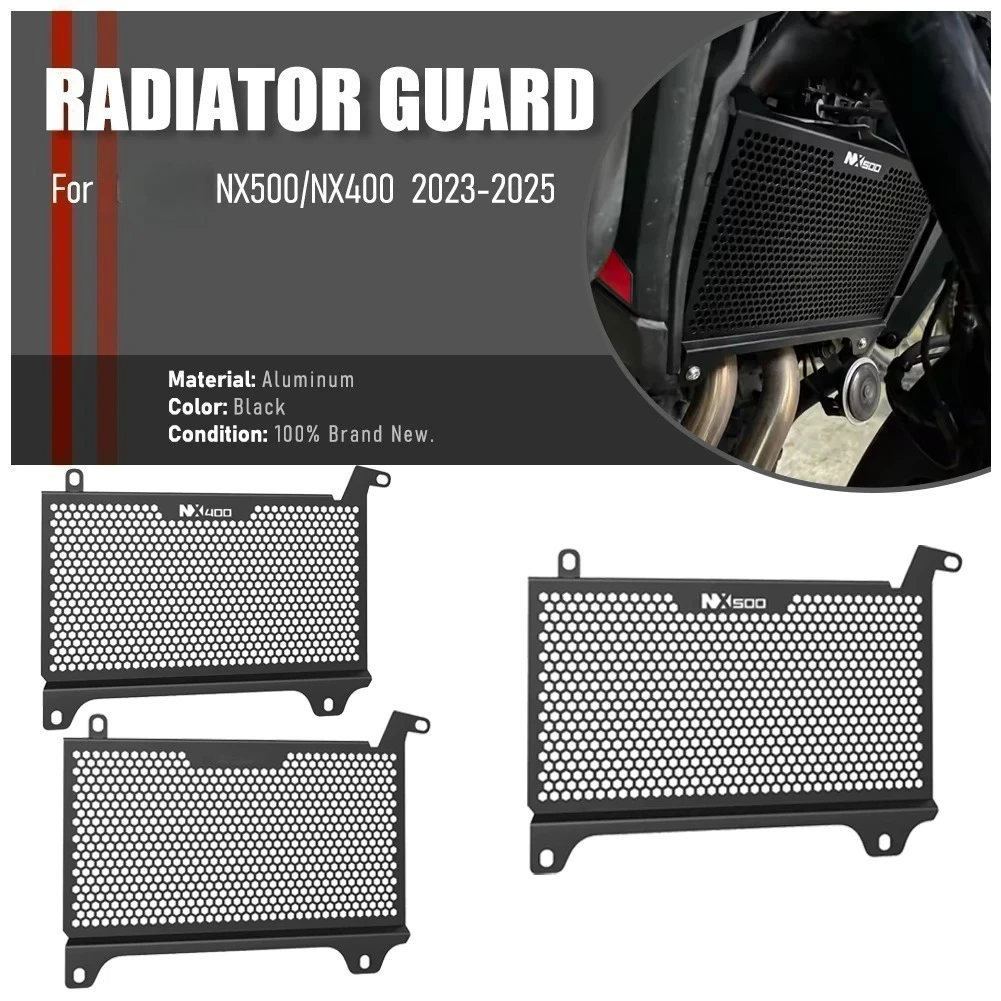

For HODNA NX500/NX400 2023 2024 2025 Motorcycle Accessories Radiator Grill NX 400 500 Guard Cover Protector Protection NX-400