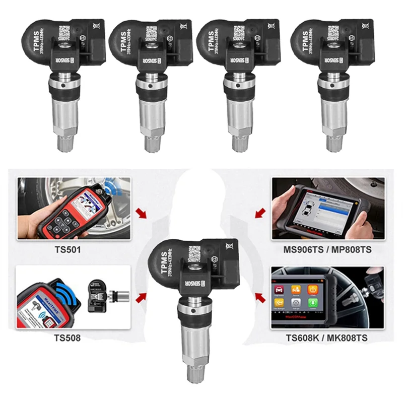 

A73X-20Pcs Programmable MX Sensor For Autel Tool TS408 TS508 ITS600 315MHZ+433Mhz 2 In 1 TPMS Tire Pressure Sensor Monitor