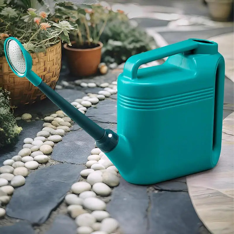 Watering Can Outdoor Drip-Free Outdoor Watering Solution Large Garden Flower Watering Can With Two Handles And Shower Head