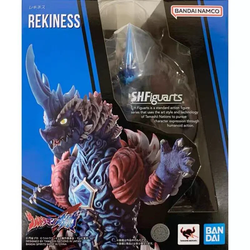 

In Stock Bandai SHF Omega Ultraman Qinglong Requines Star Stone Monster Action Figure Model Collector's Item