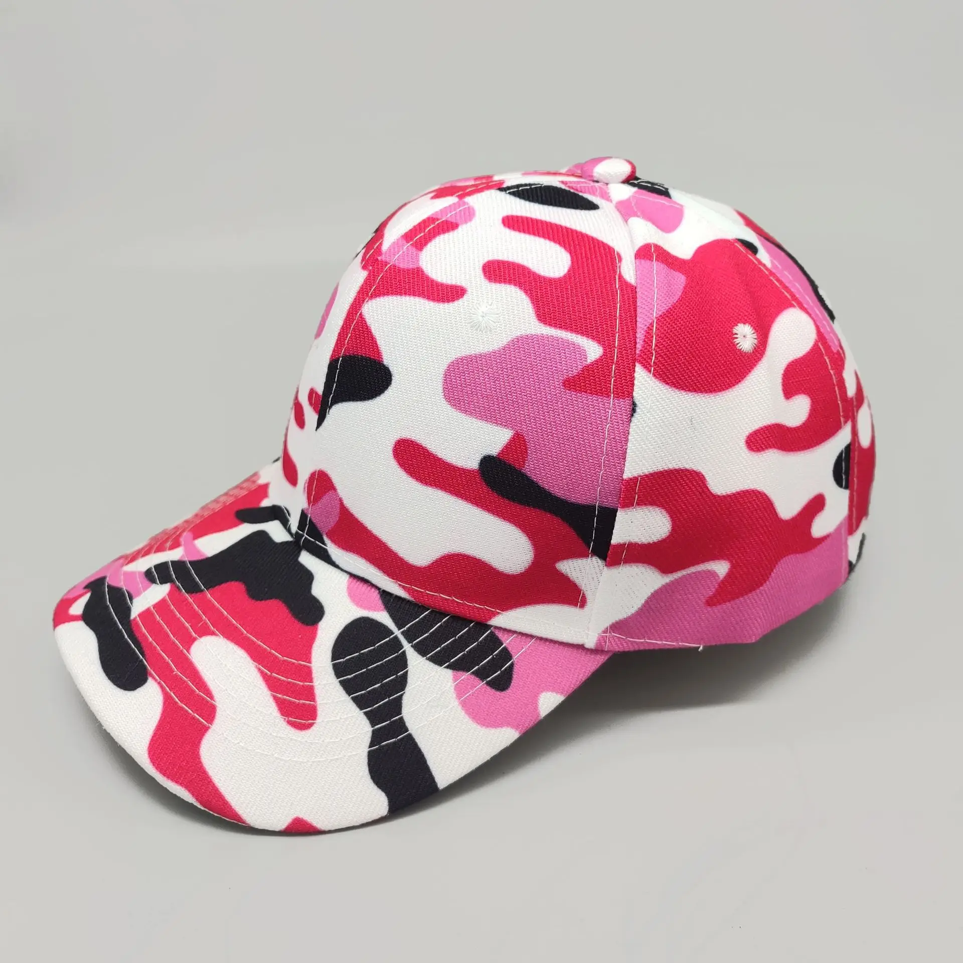 Customized Printed Logo Outdoor Sunscreen Sun Hats Camouflage Sports Jungle Hiking Hunting Baseball Caps