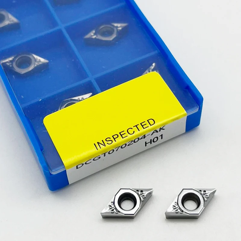 DCGT070204 AK K10 Internal Boring Blade DCGT070204 DCGT070208 DCGT11T302 DCGT11T304 DCGT11T308 Aluminum Carbide Inserts DCGT