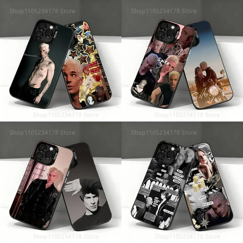 

James Marsters Spike Buffy Phone Case For iPhone 17,16,15,14,13,12,11,Pro,Max,Plus,E,Air,Mini Anti Fall Black Bumper