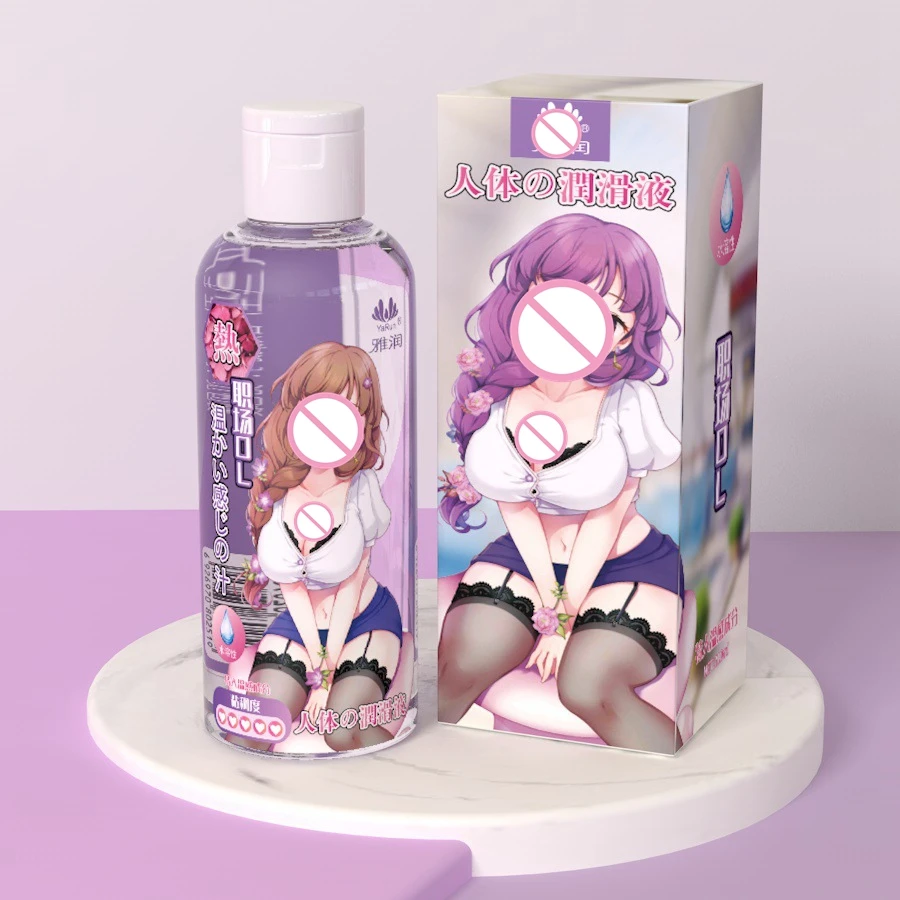 Wholesale anime wind sticky brushed brushed lubricating oil water-soluble human body lubricating fluid 210ml couple sex toys