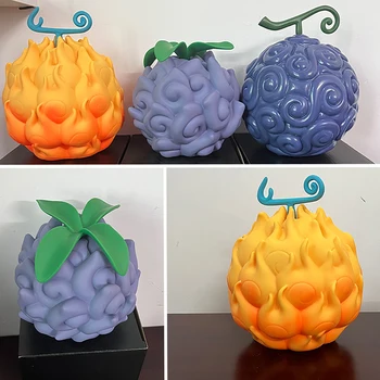 Een Stuk Duivel Fruit Vervloekt Fruit Action Figure Anime Luffy Dark-Dark Fruit Collectie Pop Model Speelgoed Big Size Kerstcadeaus