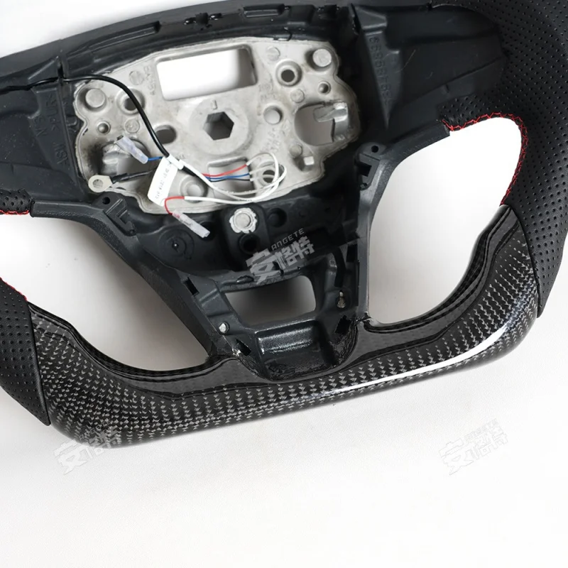 For Ford Tourneo Custom (2018-2021) Carbon Fiber LED Sport Steering Wheel (Modification Upgrade Part)