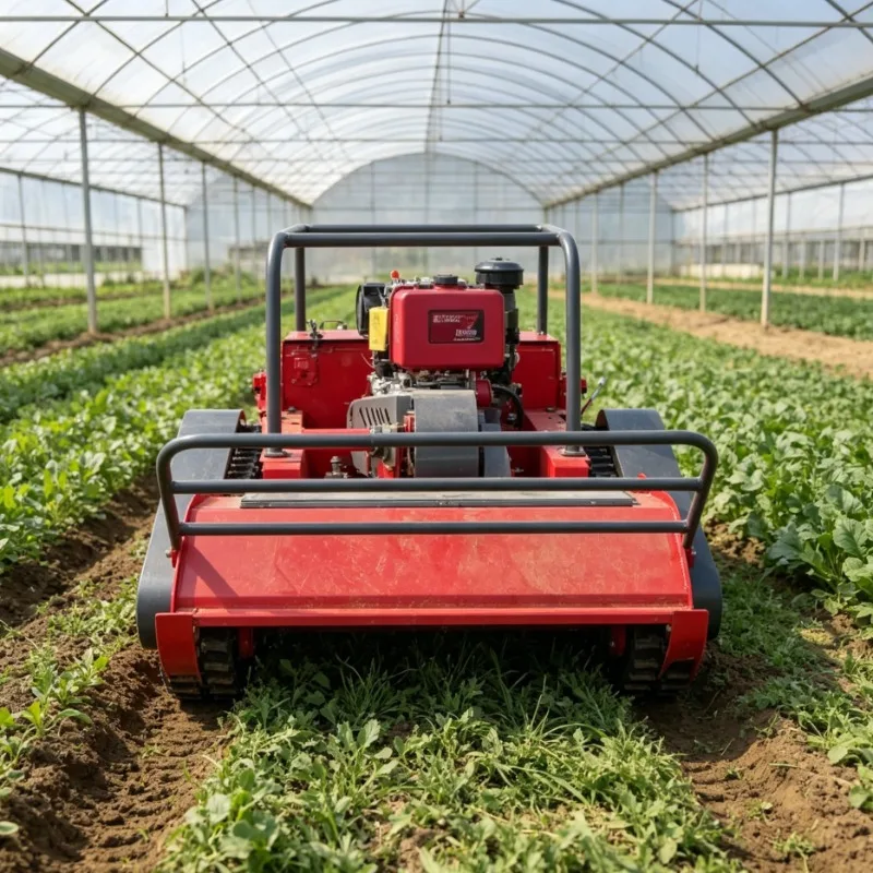 Factory Price Self Propelled Grass Cutting With Wireless Remote Control Four Stroke Lawn Mower Remote Operation For Sale