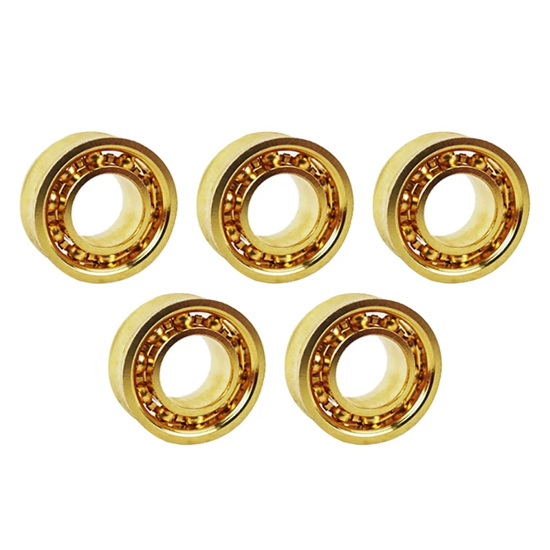 

5Pcs Gold 10 Ball Kk Yoyo Bearing Professional Extra Long Sleep Idling YOYO Bearing Yo-Yo Bearings