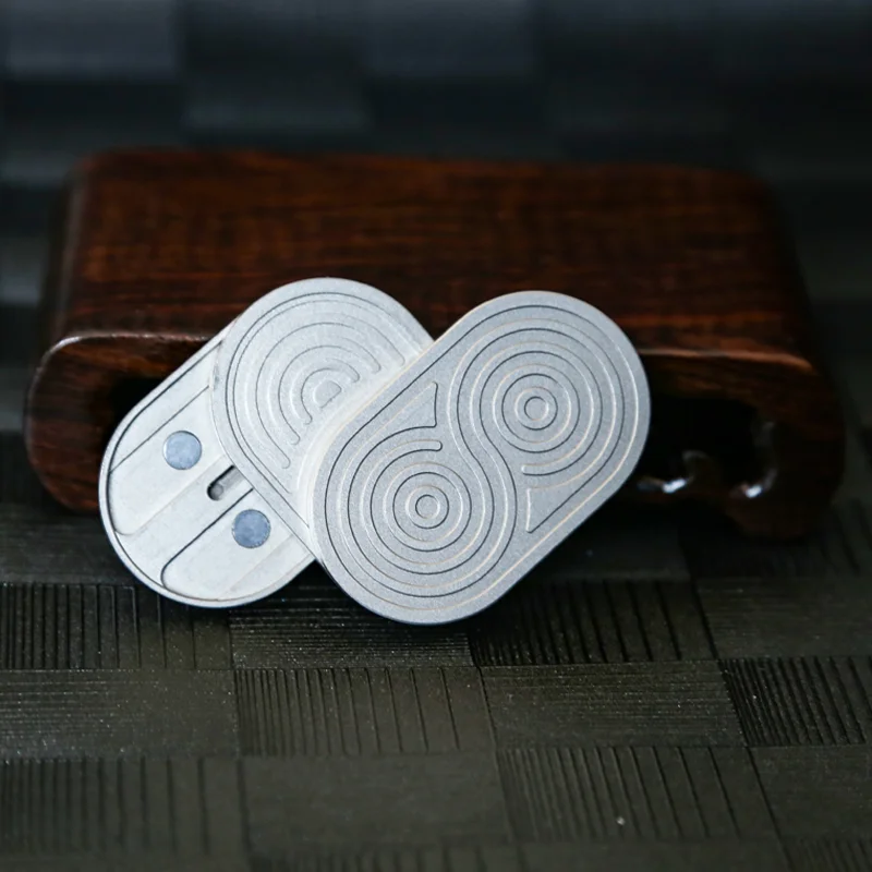 Stainless Steel Multi-Directional Tactile Slider Magnetic Metal EDC Fidget Slider ADHD Tool Stress Relief Toy Office Toy Gifts