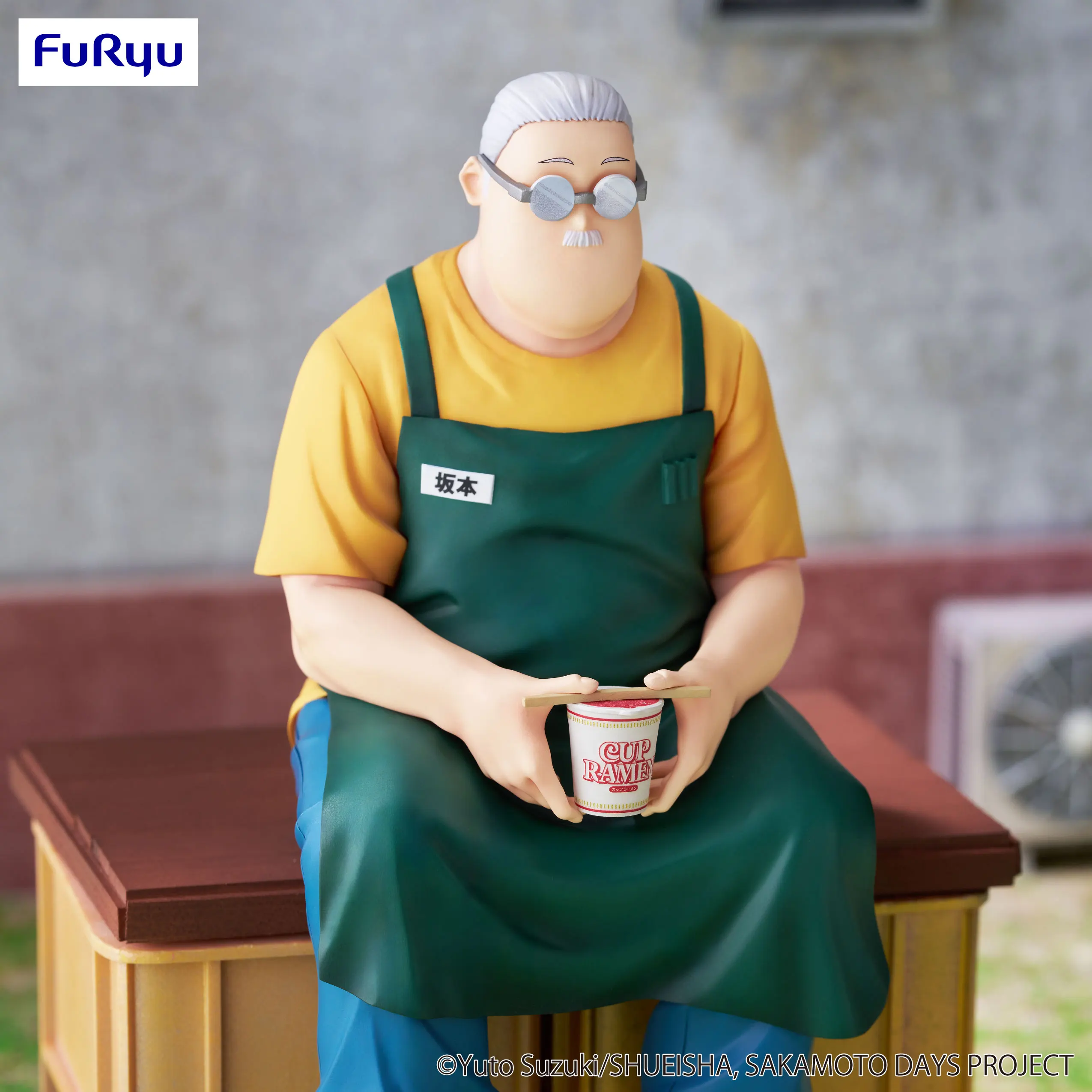 Furyu SAKAMOTO DAY أنيمي القلقاس ساكاموتو المعكرونة سدادة عمل أرقام نموذج تمثال الأصلي Figuarts الديكور جمع #5
