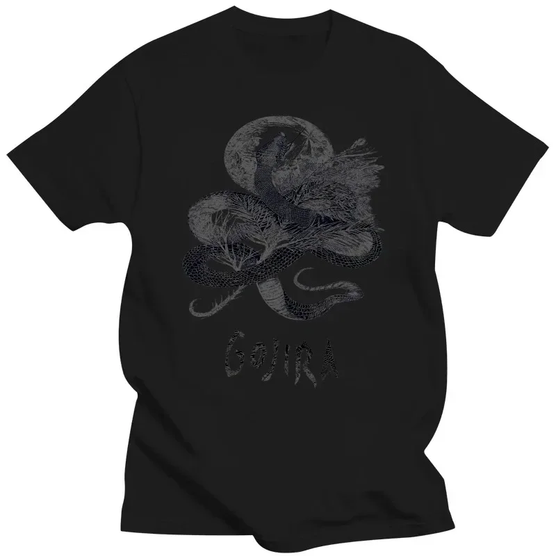 2024 Band GOJIRA SERPENT MOON T Shirt Print Short Sleeve Fashion Casual Streetwear Men T Shirt Band GOJIRA SERPENT MOON T Shirt