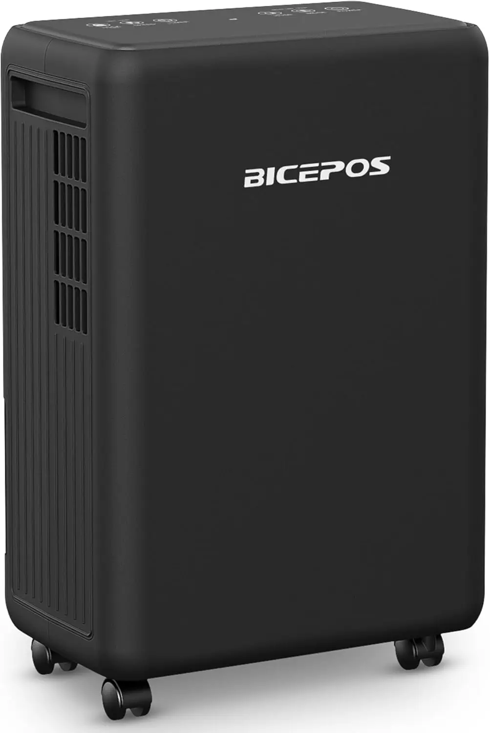 مزيل رطوبة 2000 قدم مربع للطابق السفلي، مزيل رطوبة 30 لترًا للمنزل مع خرطوم تصريف، خزان مياه 0.52 جالون، رطوبة ذكية