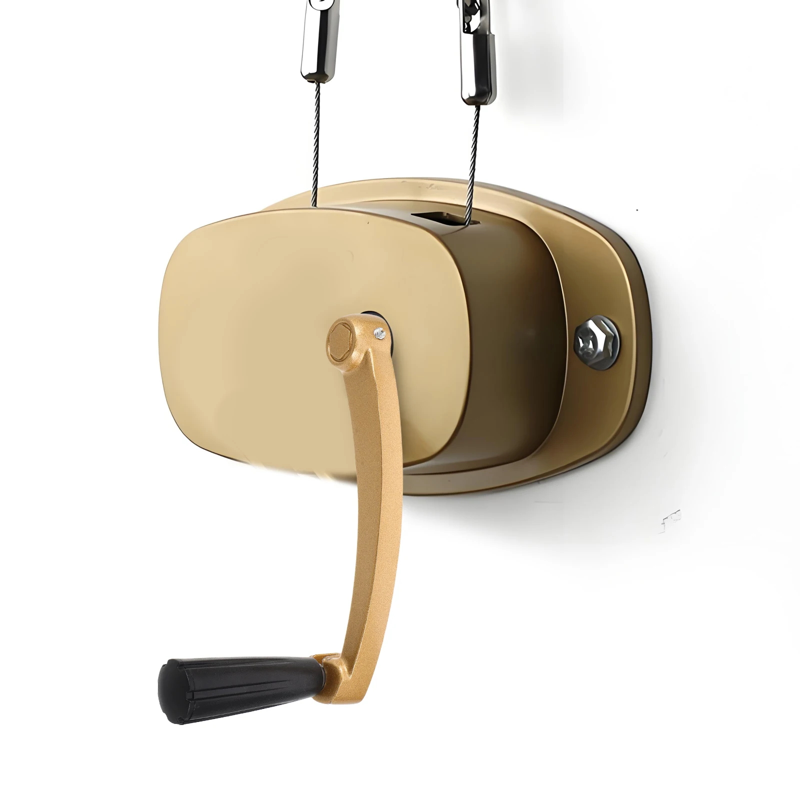 

Sturdy Adjustable Clothes Hanger Hand Crank Lift Handle Drying Mounted Balcony Pole Replacement Bag Lifter Accessories