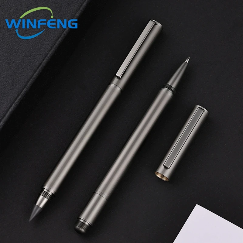 Creative Dual-Function Pen, Signature Ballpoint Pen And Pencil Design, Smooth Writing and Easy to Carry, Black Ink, Perfect Gift