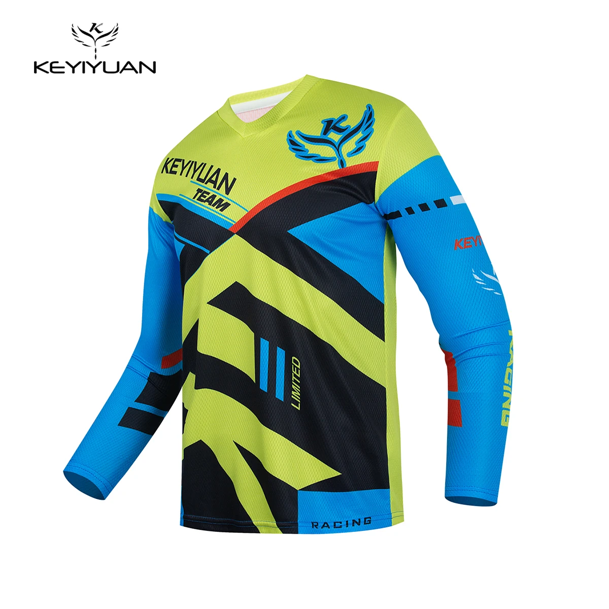 

KEYIYUAN New Mtb Clothes Motocross Equipment Downhill Wear Mountain Bike Jersey Long Sleeve Mtb T-Shirt Maillot Velo