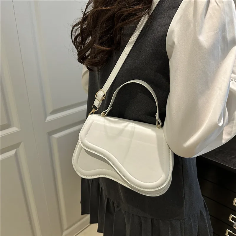 

2025 Minimalist Vintage Shoulder Bag Stylish Solid Color Crossbody Purse Trendy Square Work Casual Handbag