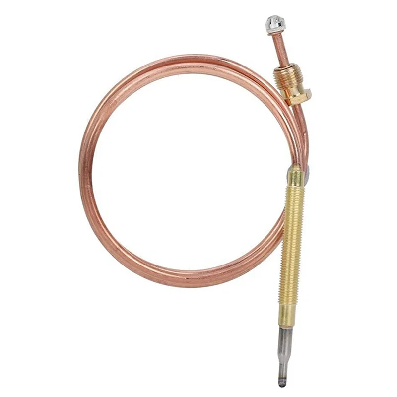 

A53Q-3X Universal Gas Stove Thermocouple With 15Pcs Nuts Heating Gas Burner Replacement Thermocouple Adaptor