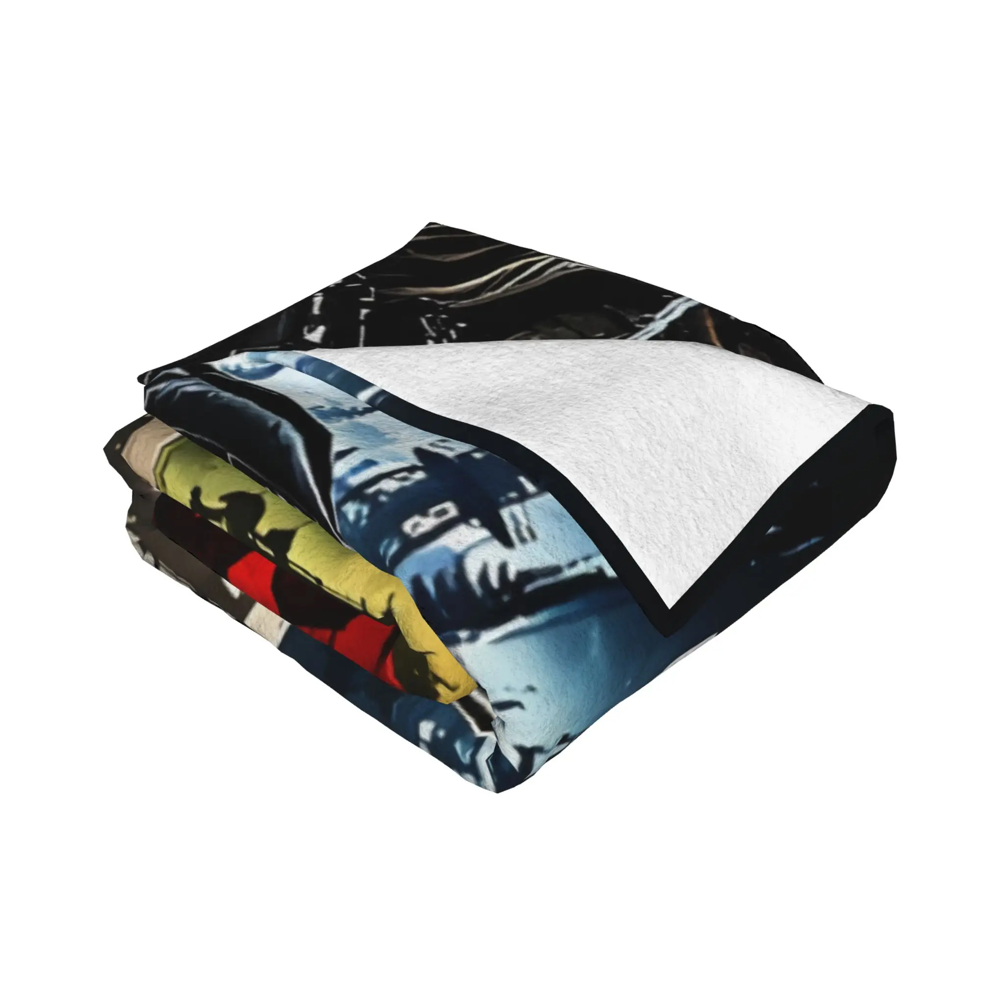 1PC black poster Escape From Tarkov home room decorations Winter Blankets for Adults Bedding Home Interior Sofa Knee