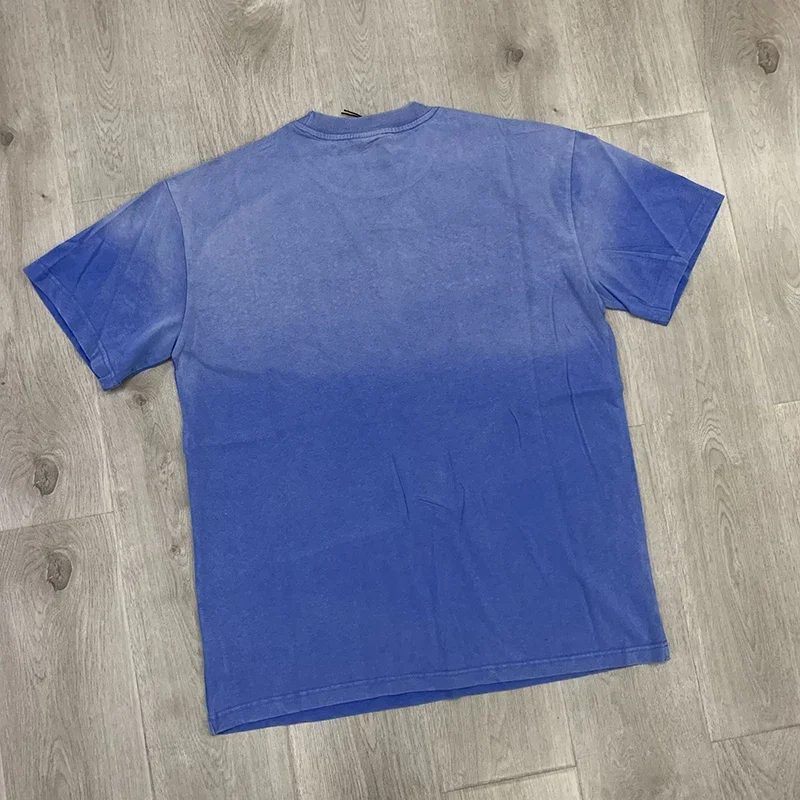 عالية الجودة الكي الماس غسل المياه للرجال جودة عالية القطن المحملة الرجال النساء 1:1 إلى الأبد فالي تي شيرت #2