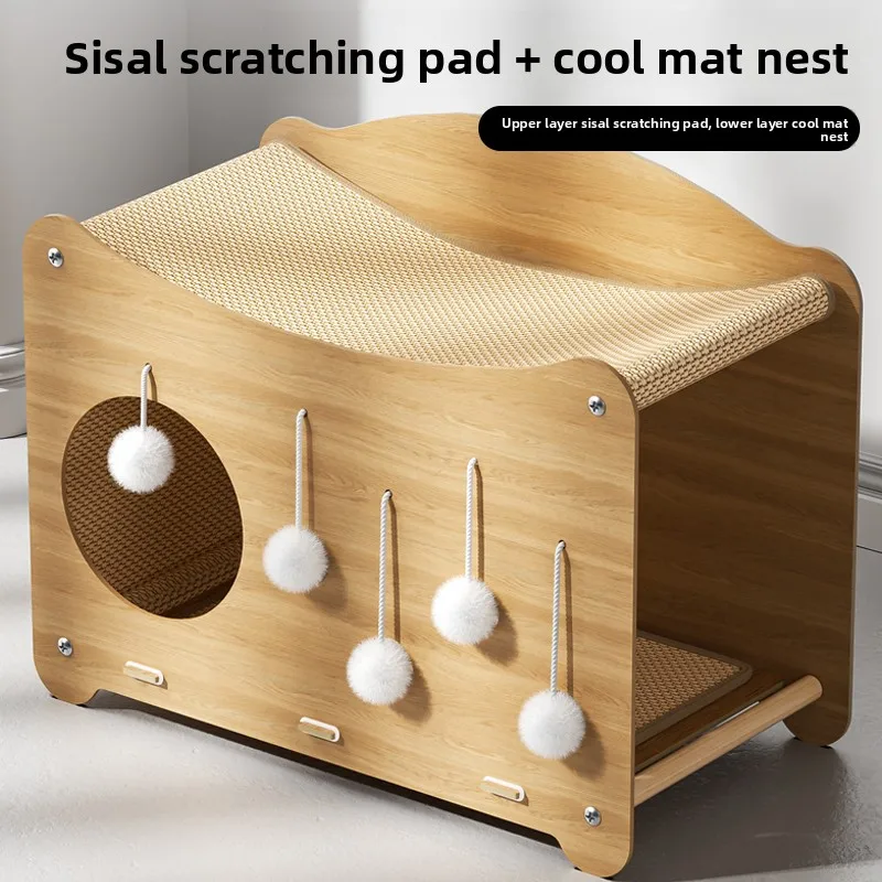 

Extra Large Scratching Board And Bed Inteated Durable Wear Resistant Non edding Mat All Season for Adult s