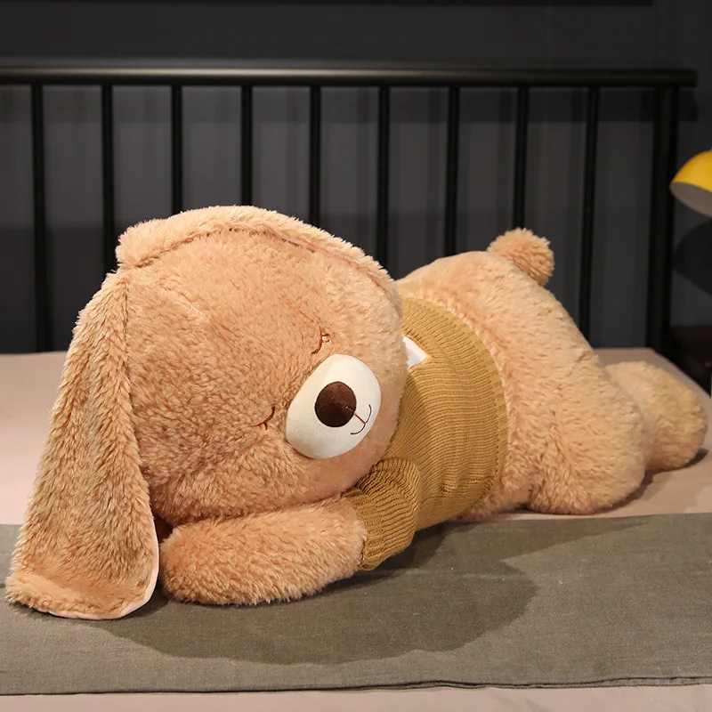 

Lying Rabbit Plush Toy Soft Stuffed Animal Sleeping Pillow Cushion Bedroom Decor Toy Birthday Gift for Kids Adults Girls Boys