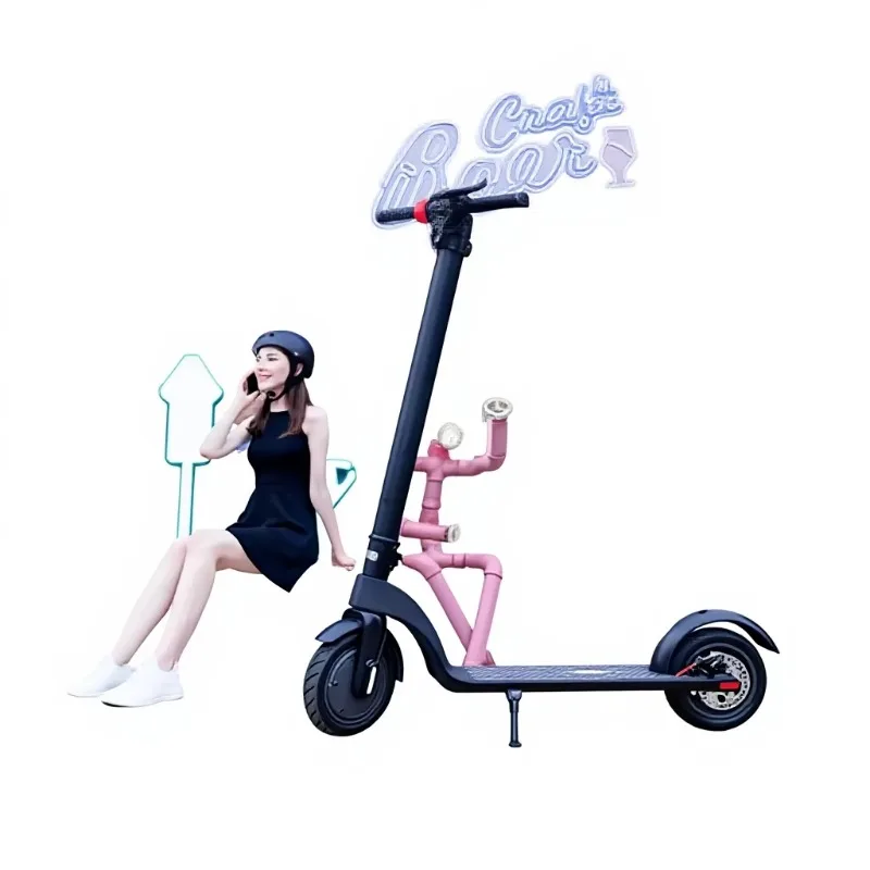 Electric Moped Factory Price New E Scooter Front Hydraulic Suspension Folding ESMAX 2 Wheel Aovopro 10 Inch Electric Scooter