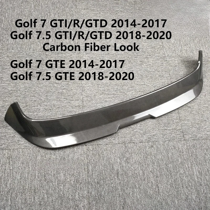 2014-2020 voor VW Golf 7 7.5 MK7 7.5 R GTI GTD GTE Rlijn Spoiler Dak Lip Staart Fin Wing Deksel guard Board Kits Tuning Accessoires