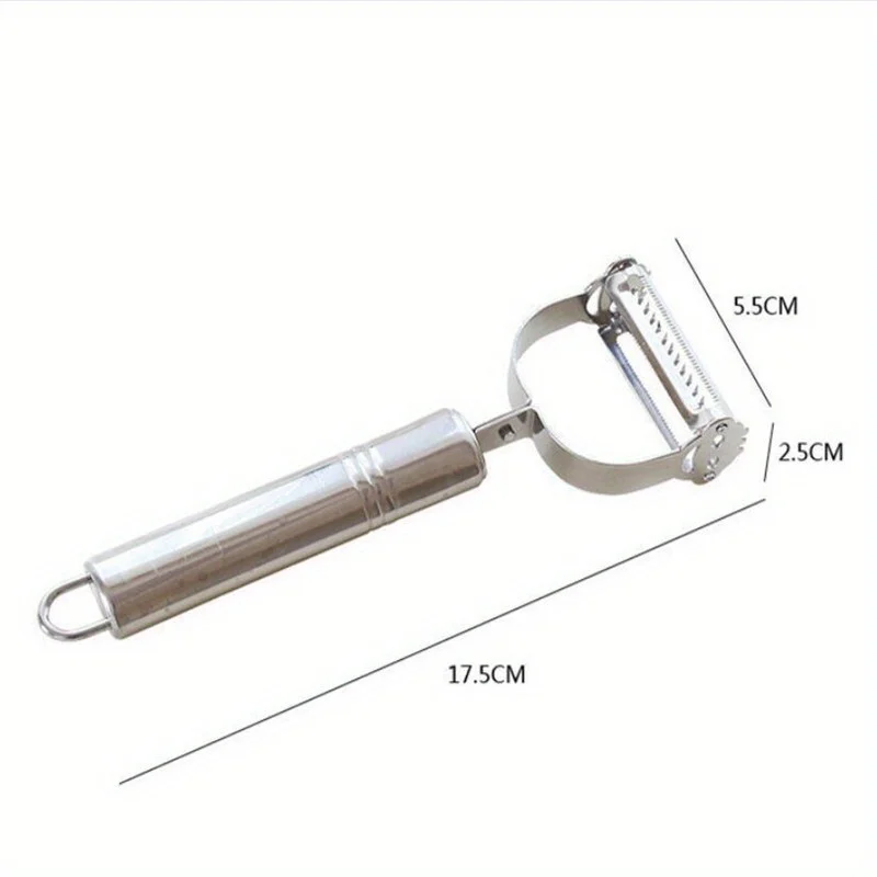 Stainless Steel Multi-function Vegetable Peeler  Cucumber Carrot Fruit Cutter  Potato Carrot Smiling face Peeler Kitchen Set