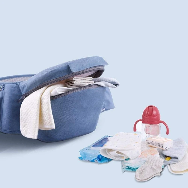 Poly-Katoenen Ergonomische Babydrager Rugzak Afneembare Baby-Hipszitje-Drager Met Gezicht Naar Binnen Gericht Ergonomische Kangoeroe Baby-Wikkelband