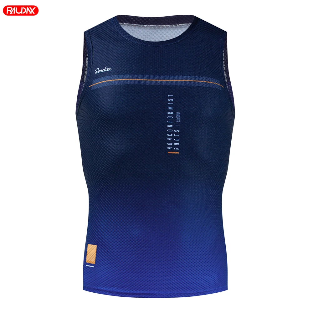 RAUDAX 2024 Cycling Base Layer Vest Sleeveless Quick Dry Cycling Running Mtb Vest Sleeveless Base Layer Sports Shirts