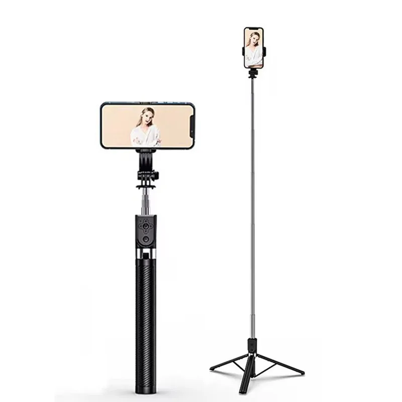 Roreta-عصا سيلفي لاسلكية ثلاثية القوائم ، حامل قابل للطي ، Monopod مع مصراع بلوتوث ، إطلاق نار للهواتف الذكية ، مباشر ، جديد ، way