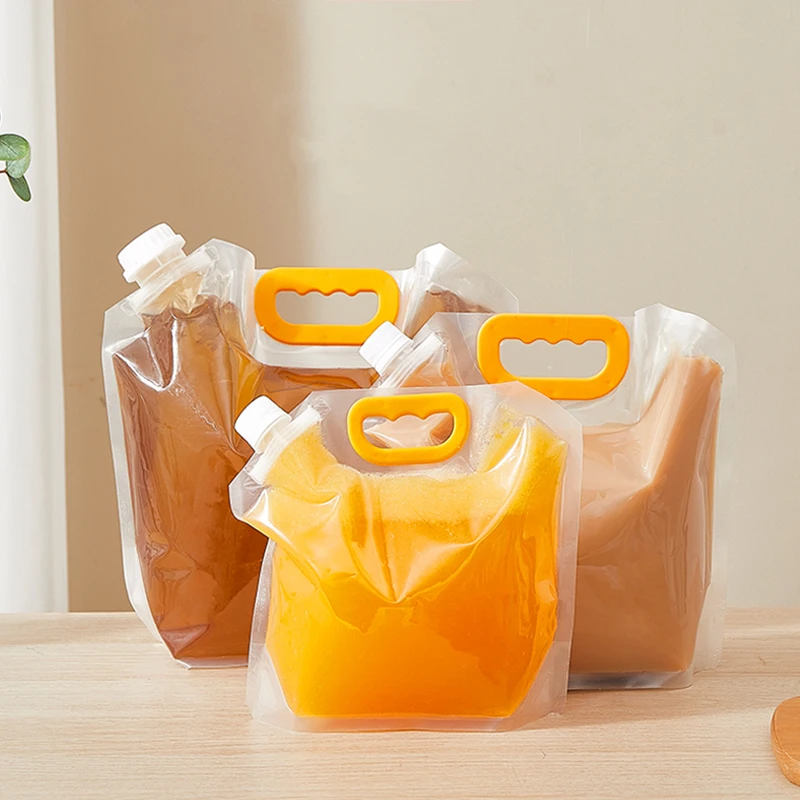 1/2.5/5L/10L Kitchen Storage Bag Grain Moisture-proof Sealed Bag Insect-proof Transparent Portable Food-grade Storage Bag