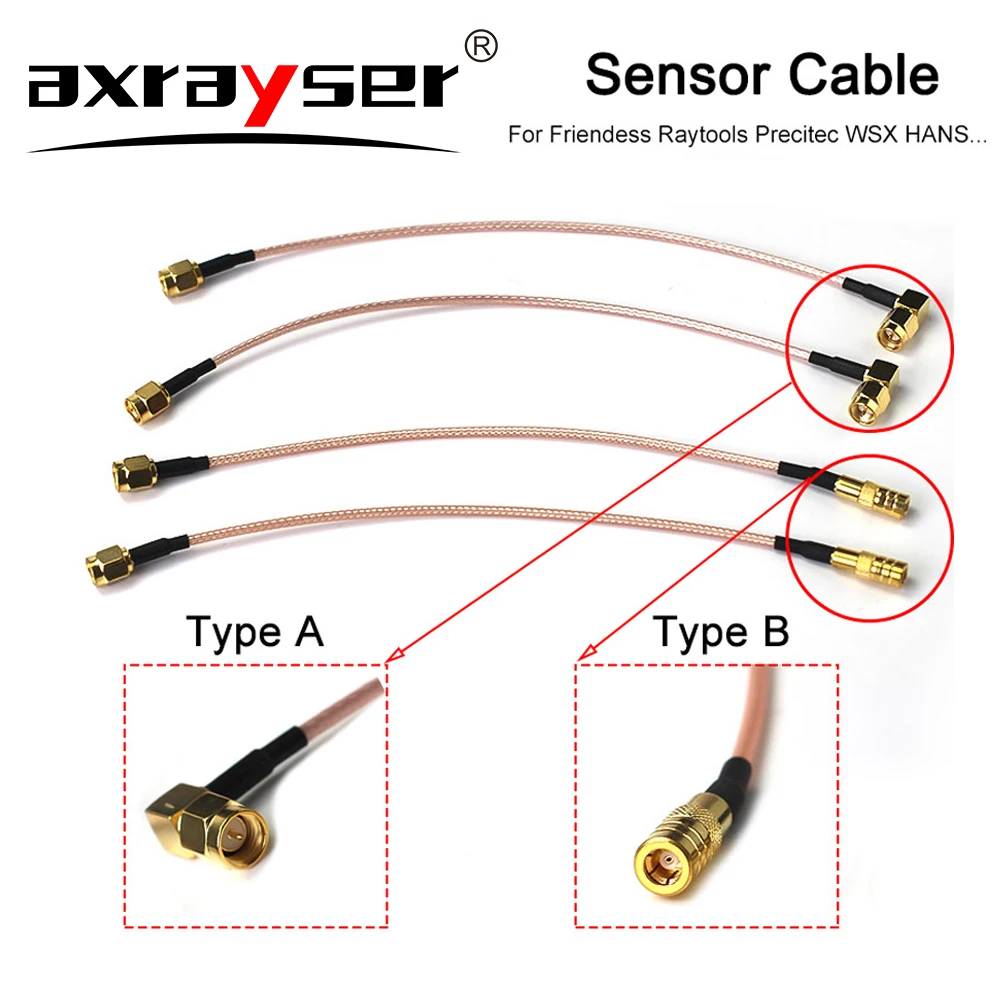 Laser Sensor Cable For Raytools Precitec WSX Hans NTC Fiber Lasermech SMA SMB TTW Transformer Copper Wire